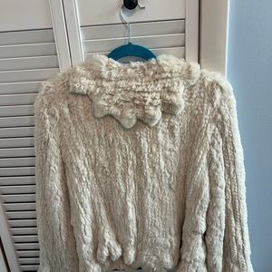 Rizal Rabbit jacket…cream/off white colored with toggle buttons size small